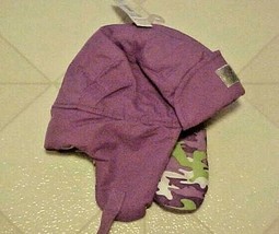 Purple Trapper Style Winter Hat Toddler Girls Waterproof New - £6.31 GBP