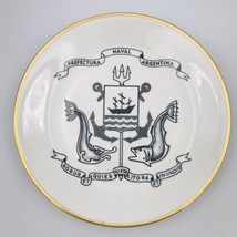 Vintage Prefectura Naval Argentina Coast Guard Verbano Industria Gold Ri... - $13.99