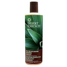 NEW Desert Essence Tea Tree Daily Replenishing Therapeutic Shampoo 12 Fl Oz - £12.33 GBP
