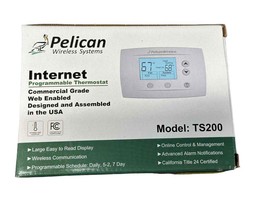 NEW Pelican Wireless Internet Programmable Thermostat TS200 Commercial G... - $158.39