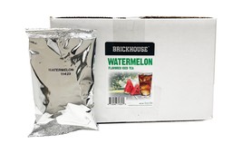 Brickhouse Watermelon Flavored Iced Tea, 24/3 oz packets, Loose Leaf w/ Filters - £40.09 GBP