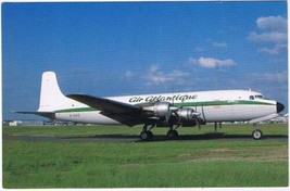 Postcard Airplane MDC Dopuglas DC-6A/B Air Atlantique Paris Le Bourget 6/87 - £3.94 GBP