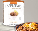 Essentials Refried Beans Large #10 Cans Emergency Prep Long Term Food, 2... - $31.57