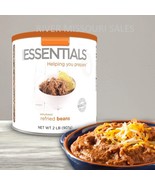 Essentials Refried Beans Large #10 Cans Emergency Prep Long Term Food, 2... - $42.88 CAD