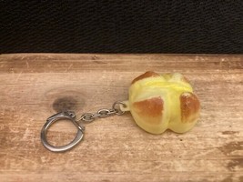 Bread Loaf Novelty Plastic Keychain - $4.50