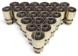 Lot Of 23 New Parker 3/4&quot; Male X 1-1/2&quot; Female Hose Crimp Fittings - £175.85 GBP