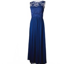 Prom! Wedding! DFI LA Sleeveless Lace Top Gown Dk Blue - €34,28 EUR