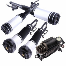 4PCS Air Struts Shock &amp; Compressor Set for Mercedes S-Class S500 - £470.05 GBP