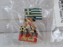 Greece Soccer Pin - 1994 World Cup Coke Promo Pin - New in Package - £11.77 GBP