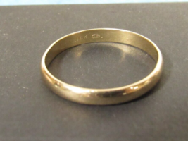 14k Yellow Gold Wedding Anniversary 3mm Ring Sz 11 Band 2.3g TW Tessler Weiss - £128.50 GBP