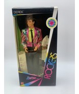 VINTAGE 80s Barbie Rockers Derek Doll 1985 Mattel #2428 Microphone Socks... - $113.05