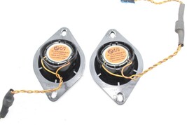 04-10 BMW E60 525I 530I REAR LEFT RIGHT TWEETER SPEAKERS PAIR E6280 image 9