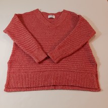 Old Navy V-Neck Women&#39;s Size Small Pink Cotton Pullover Sweater RN#54023 - €10,07 EUR
