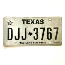 Untagged United States Texas Lone Star State Passenger License Plate DJJ 3767 - £12.56 GBP