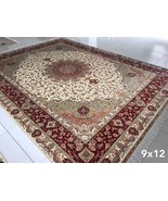 9&#39; x 12&#39; Silk Red Traditional Oriental Persian Rug Hand Knotted Handmade... - $5,500.00