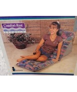 Vtg Deluxe Casual Lounge 90s Comfort Rest Nylon Flock Intex 1996 Air Mat... - $622.40 MXN