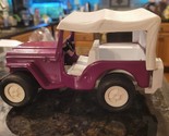 Vintage Mini Tonka Toys Pressed Steel Purple Beach Buggy Jeep w/ White T... - £36.23 GBP