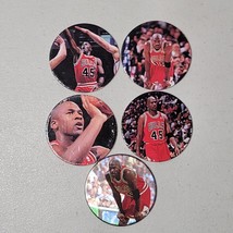 Michael Jordan Bulls Upper Deck Pogs (Milk Caps) Collection 1995 1 Holo Lot Of 5 - £11.01 GBP