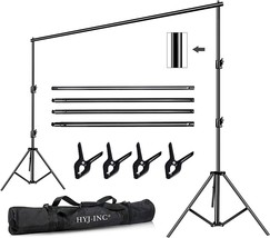 Heavy Duty Adjustable Photography Muslin Backdrop Stand, 12 Ft. X 10 Ft. - £89.68 GBP