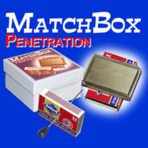 Matchbox Solid Thru Solid Impossible Brass Penetration Examinable Magic See Demo - £39.95 GBP