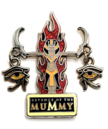 Universal Studios Revenge of the Mummy Pin Flaming Pharaoh Eyes of Horus... - $26.63 CAD