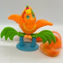 Pina Colada Tails Fairytails Bird w/ Perch Tropical Tails Vintage Hasbro... - £38.36 GBP