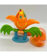 Pina Colada Tails Fairytails Bird w/ Perch Tropical Tails Vintage Hasbro... - €41,84 EUR