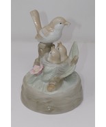 Arnant Imports Mommy Feeding Baby Birds in Nest Ceramic Music Box - £18.32 GBP