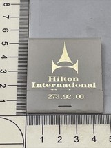 Vintage Matchbook Cover  Hilton International Paris  restaurant  gmg  Unstruck - £9.89 GBP