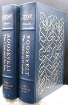 James MacGregor Burns ROOSEVELT Two Volume Set Easton Press Leather Nice - £50.29 GBP