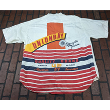 Union Bay Large Short Sleeve Button Front Shirt Vintage 80s 90s - £23.35 GBP