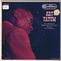 Art Tatum Ain&#39;t Misbehavin Smoke Gets In Your Eyes 45rpm Cherokee Out Of Nowhere - £6.22 GBP