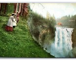 Brink Of Snoqualmie Falls Snoqualmie Washington WA UNP DB Postcard M20 - $15.79