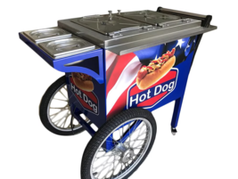 HOT DOG CART ELECTRIC HOT DOGS PUSH CART MOBILE HOT DOGS VENDOR CATERING HOT DOG - $5,049.00