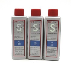 Chi Ionic Shine Shades Ammonia Free Permanent Ash Liquid Hair Color  3 oz-3 Pack - £20.20 GBP