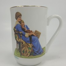 Vintage Norman Rockwell Museum Bedtime 1982 Coffee Mug Tea Cup UDHGZ - $6.00