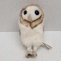 Folkmanis Mini Barn Owl Finger Puppet 4.5&quot; Full Body Realistic White Bab... - £10.08 GBP