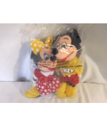 Disney Store 90&#39;s Classic Mickey Mouse and Minnie Mouse Mini Bean Bag Se... - $373.64 MXN