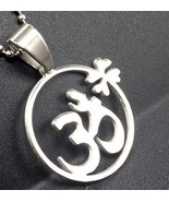 Stainless Steel Yoga Om Necklace - $4.01 CAD