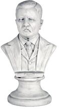 Roosevelt bust sculpture 17" American USA President Replica Reproduction - $177.21