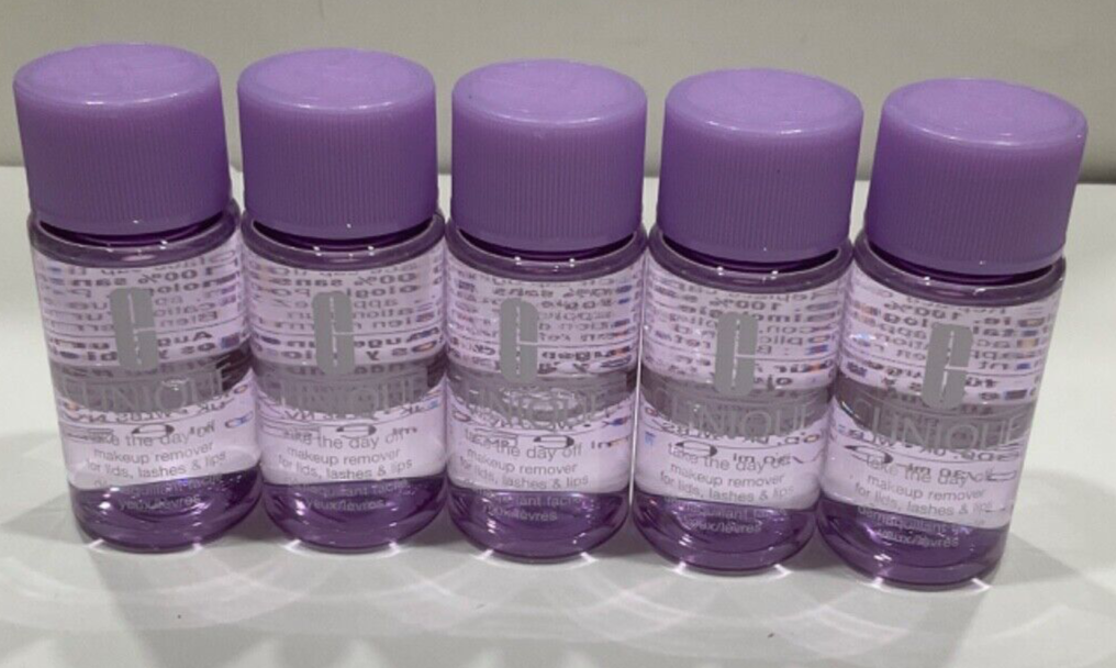 Primary image for Lot of 5 CLINIQUE take the day off makeup remover  1oz 30ml each free ship