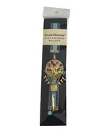 Vintage Hot Air  Balloon Metal Bookmark Golden Copper Ribbon Bead Office... - $16.43 CAD