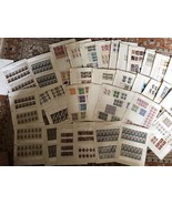 Vtg US Stamp Album Lot 1930s-70s Mostly Mint Commemorative Xmas $92 FV - $74.25