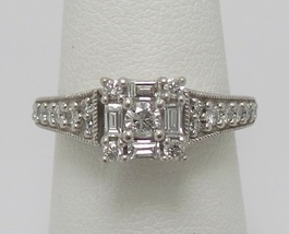 0.50Ct Round Cubic Zirconia 925 Sterling Silver Engagement Wedding Bridal Ring - $100.99