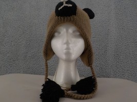 THE COLLECTION ROYAL WILD MONKEY HAT ANIMAL WOMENS CROCHET KNIT WOOL BEA... - $11.99