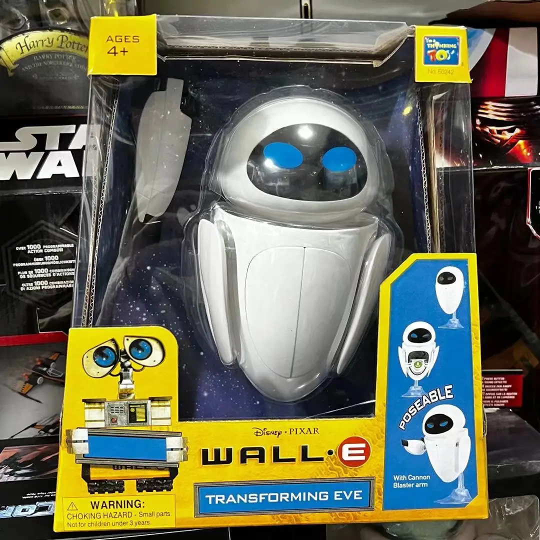 Disney Original Thinkway Toys EVE Transforming WALL E Robot Action Figur... - $65.03+