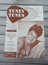 Ella Fitzgerald &quot;Tuney Tunes&quot; Apr 1953 Magazine Toni Arden Vtg Htf Dutch Music - £8.50 GBP