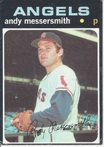 1971 Topps Andy Messersmith 15 Angels EX - £0.78 GBP