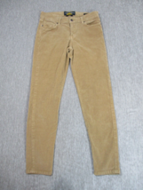 Lucky Brand Pants Womens 6/28 Tan Khaki Sofia Skinny Corduroy Work Casua... - $24.74