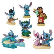 Disney Lilo &amp; Stitch Action Figure - Disney Store | 6 Piece Cake Topper ... - $39.60